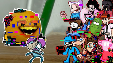 FNF - Sliced (v3) But All Pibby Characters Sings It 🎤 (Every Turn a Different Character Sings)