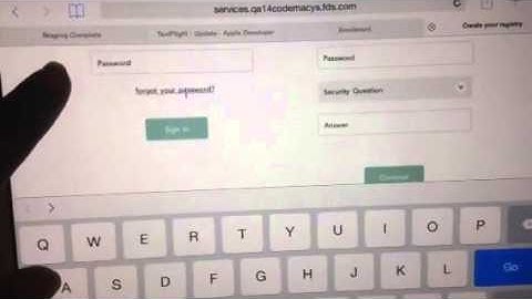 Scroll and enter text works in Safari on iPad
