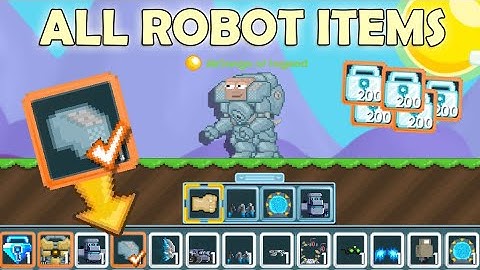 Buying All ROBOTS on GrowTopia!! (LEGENDBOT-009!?!!) OMG!! | GrowTopia
