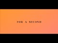 Michael Schulte - For A Second (Official Lyric Video)