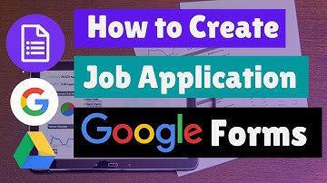 How to Create Job Application form on Google Forms | Registration Form Google Docs