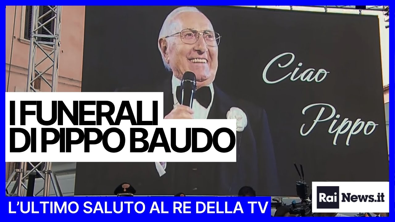 I funerali di Pippo Baudo a Militello