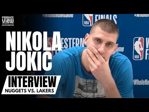 Nikola Jokic Calls LeBron James "Best Player" in the NBA & Reacts to Anthony Davis Game Winner