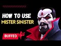 How to use mister sinister buffed full breakdown  marvel contest of champions