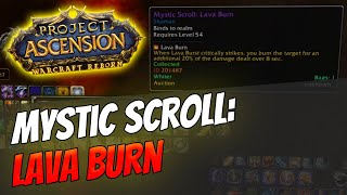 How to get Mystic Enchant: Lava Burn | Shaman [Bronzebeard | Ascension Warcraft Reborn]