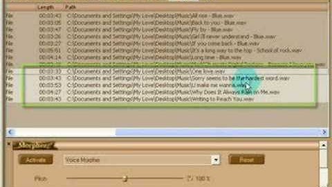 WAV- MP3 batch files converting