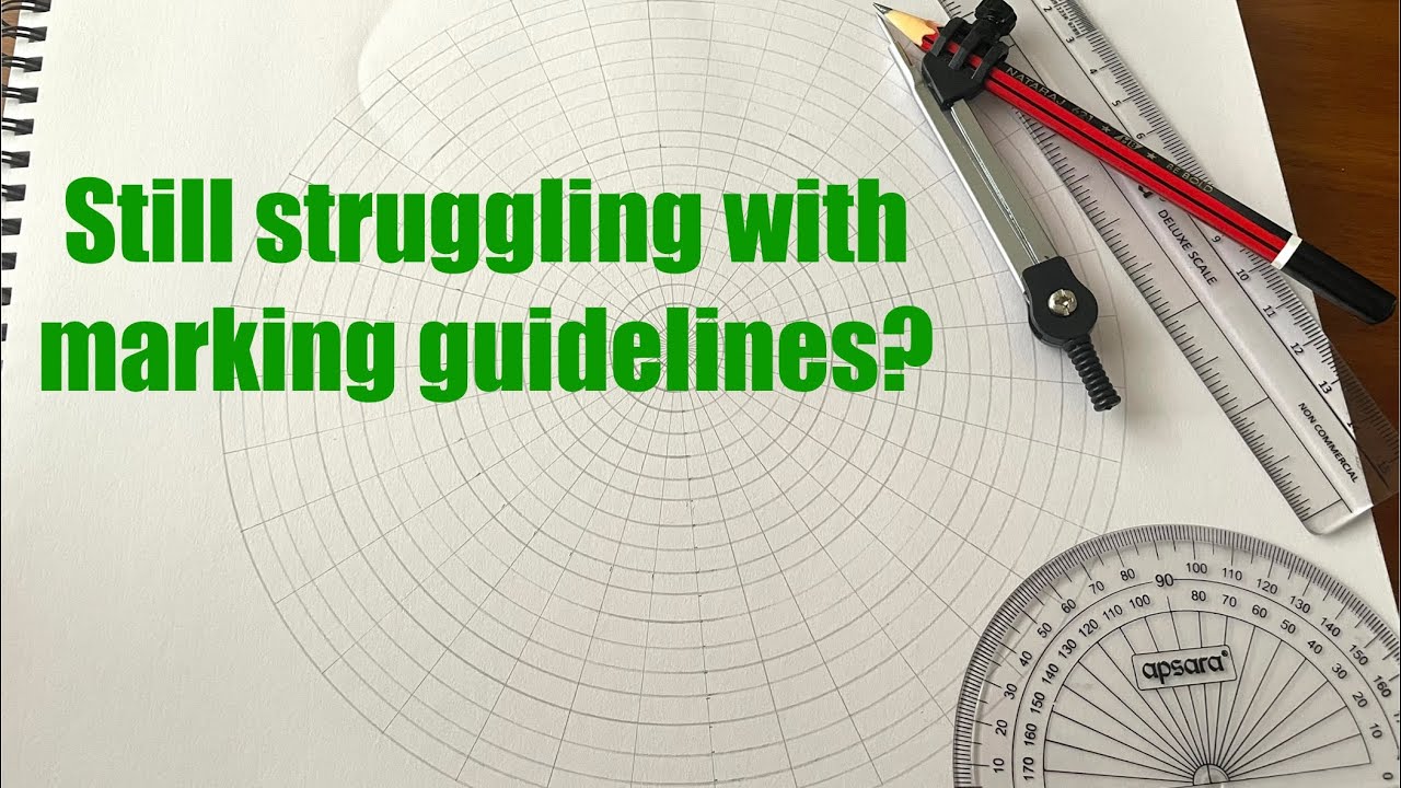 How to Draw Perfect Grid Lines for Dot Mandala Art 