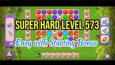 Super Hard Level 567 No Boosters 💫 Match-3 Game Gardenscapes #games #gameplay #gaming