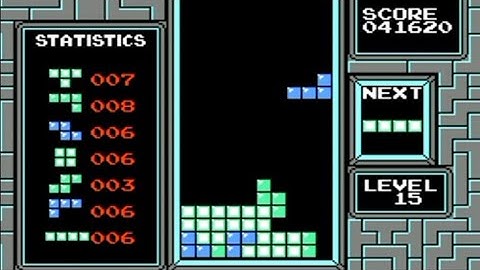 NES Tetris 112,020 [PB] Level 15
