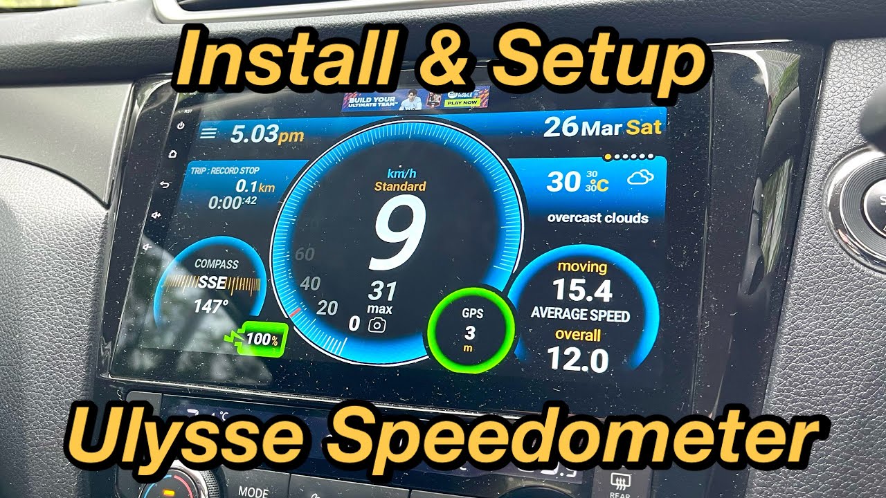 Install and Review Ulysse Speedometer in Android Head Unit 