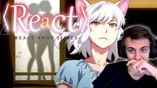 React Andy: Nekomonogatari Shiro Episode 2. Group Shower Time