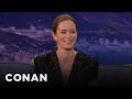 Emily Blunt Isn't A Good Driver | CONAN on TBS