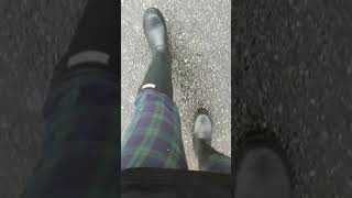 懐かしい長靴遊び動画③「HUNTERの長靴（黒）編」で遊んできました。