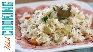 How To Make Rice Pilaf - Simple Rice Pilaf Recipe | Hilah Cooking Ep 26