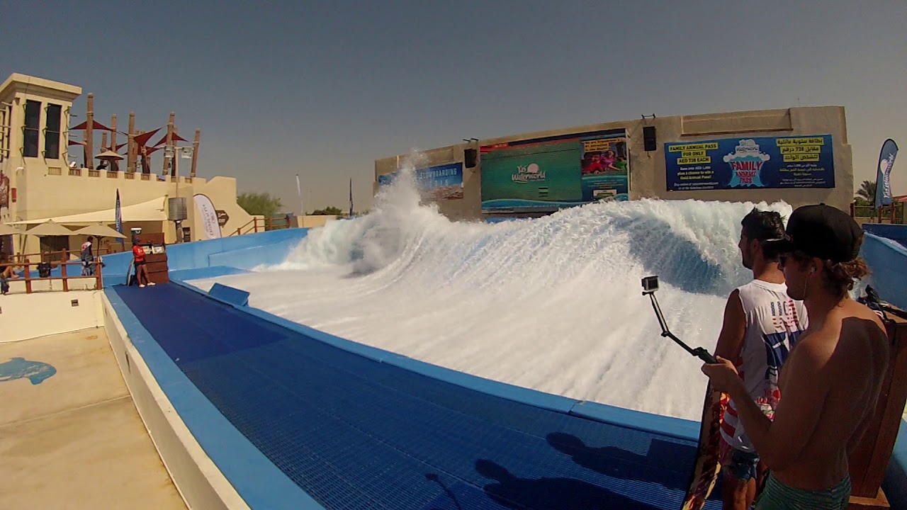 FlowRider Barrel at Yas Waterworld Abu Dhabi, UAE World Championships ...