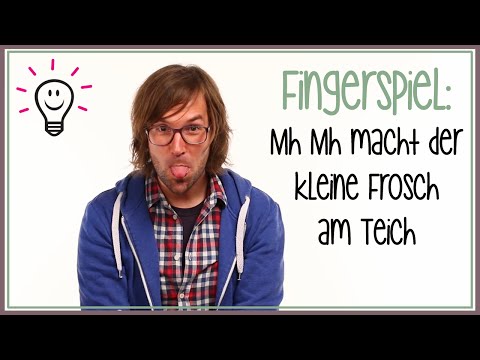 Mh Mh macht der kleine Frosch am Teich | Fingerspiele mit herrH