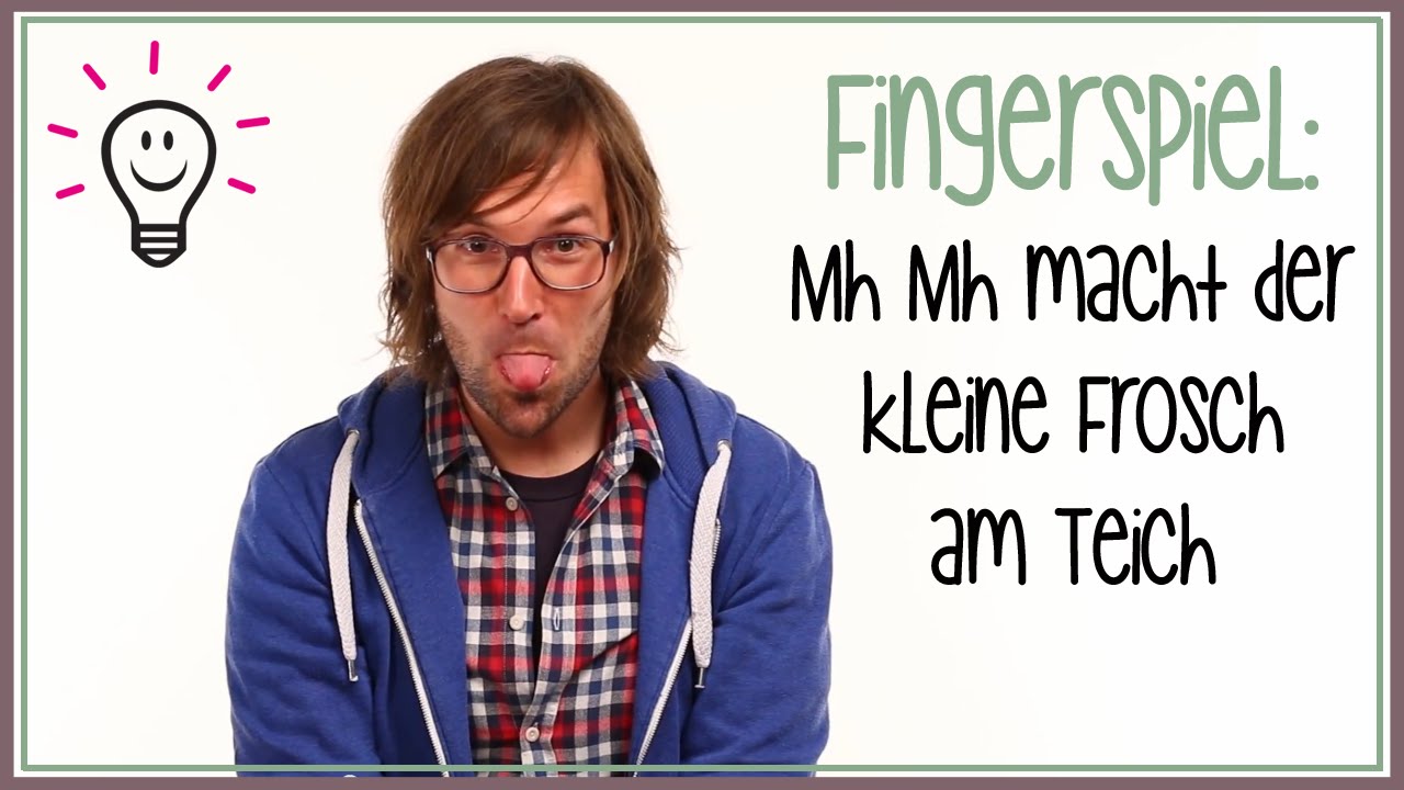 Ein quak quak frosch ich bin liedtext Fingerspiel „Ich