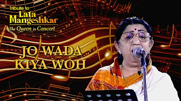 Jo Wada Kiya Woh • Lata Mangeshkar Live • Queen In Concert • An Era In Evening • 1997 • HD