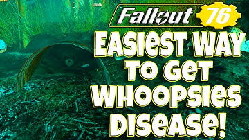 Fallout 76 Easiest Way To Get Whoopsies Disease And Hidden Door!