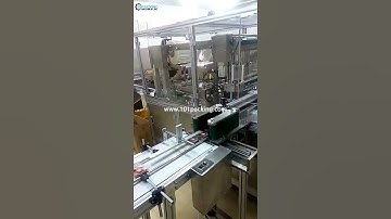 Automatic perfume bottle filling box cartoning packing machine with automatic 3D film over wrapping