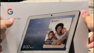 Unboxing and Setup of the Google Nest Hub Max - Smart Home Assistant