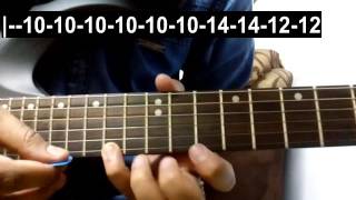 Main Tera Boyfriend (Single String) Guitar Tabs Tutorial | Raabta | Shubham Joshi chords