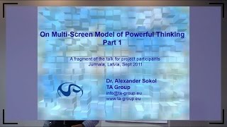 Project I 2011 I Multi-Screen Model – Part 1