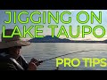 The art of jigging for trout on Lake Taupo