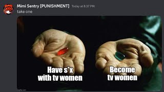 TV Woman Simps discord server in a nutshell: