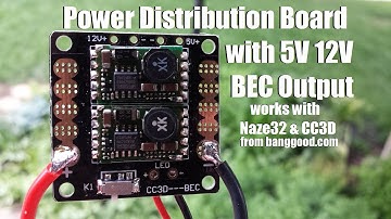 Power Distribution Board with 5V 12V BEC Output from Banggood.com