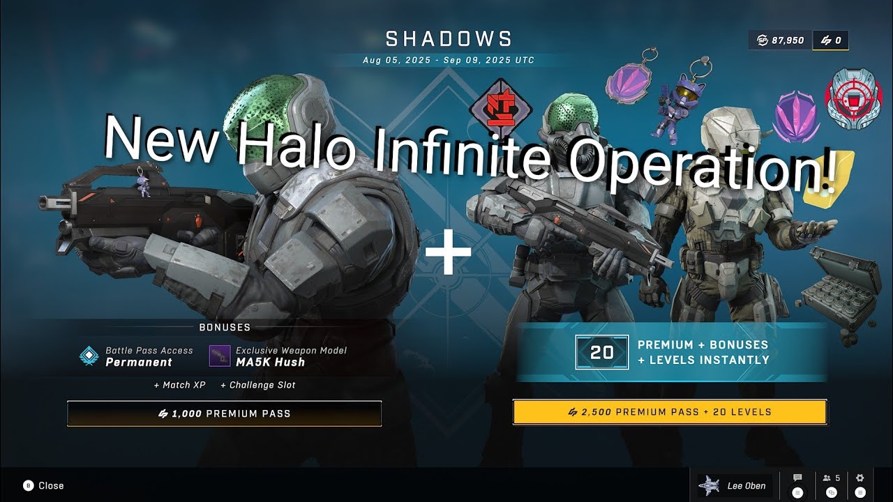 New Halo Infinite Operation! Shadows.