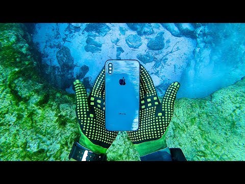 Found iPhone X Underwater in River While Scuba Diving   Returned to Owner 