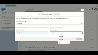 Configure and Activate Your Lead Nurturing Agent 'You need a valid user record to build an agent.'