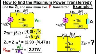 electrical engineering: ch 12 ac power (19 of 38) how to find max. power transferred? example 1