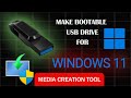 How to make a bootable usb drive for Windows 11 installation | Media Creation Tool | Super Easy Way