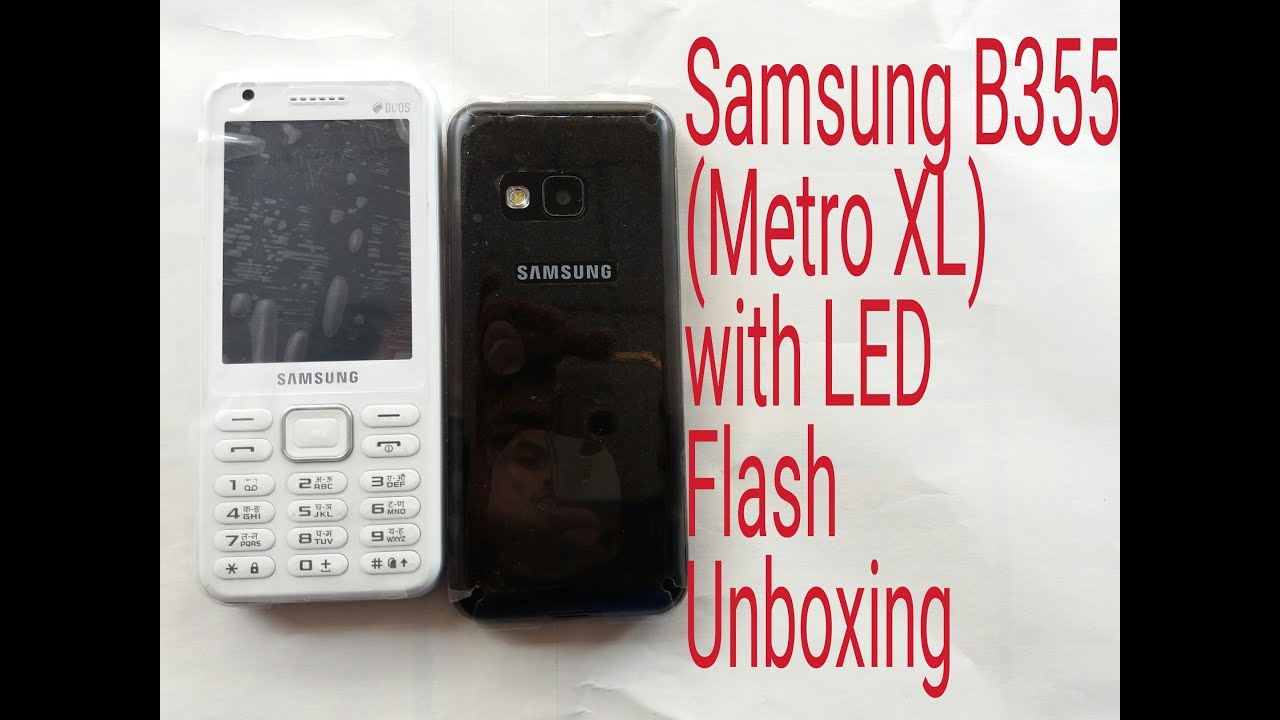  Samsung  New B355 Metro  XL  Keypaid Phone With LED Flash 