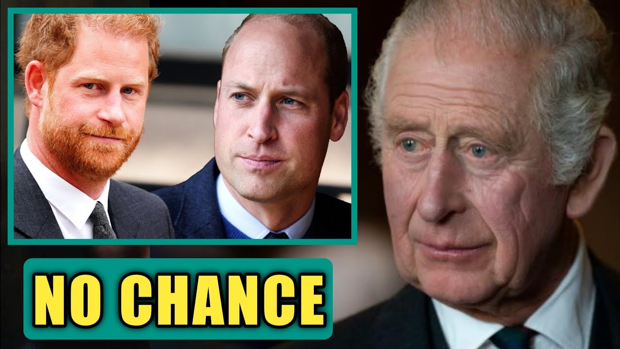 No chance!🛑 King Charles depressed as William refuses to meet Harry ...