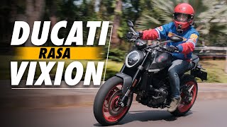 ENTENG KAYAK VIXION‼ Nyobain Ducati Monster Terbaru Seharga Fortuner 600 Juta Rupiah