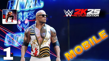 WWE 2K25: Netflix Edition Gameplay Walkthrough Part 1 (iOS, Android)