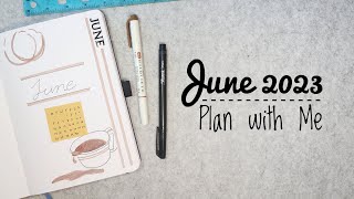 Plan With Me  June 2023 Bullet Journal