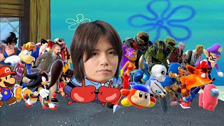 Mr. Krabs Kicks out EVERY MOST WANTED CHARACTER For Smash (Squidward Kicks out)