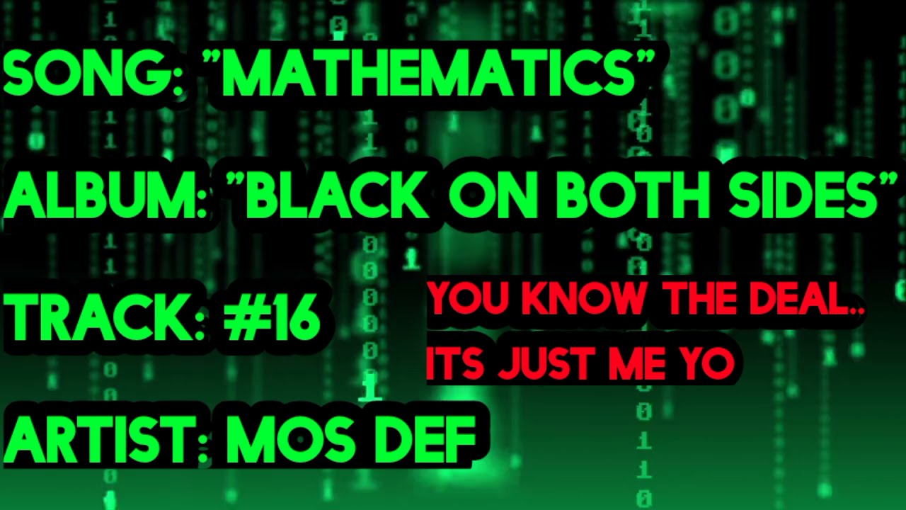 Mos Def Mathematics Lyrics EXPLICIT YouTube mos-def-mathematics-lyrics-explicit-youtube