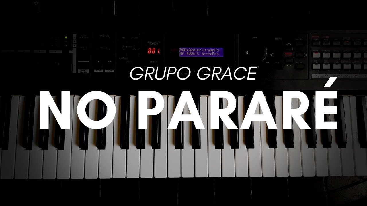 Grupo Grace No Pararé tutorial teclado YouTube