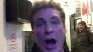 David Hasselhoff - Backstage At Peter Pan In Manchester