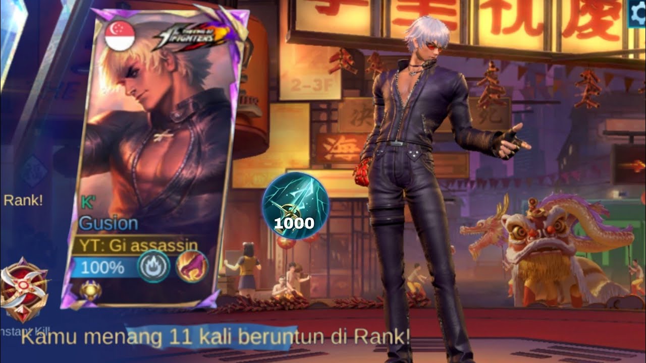 GUSION BEST SETTINGS FOR FAST HAND REVEALED!😱 UNLI WINSTREAK GUSION K' IS BACK!
