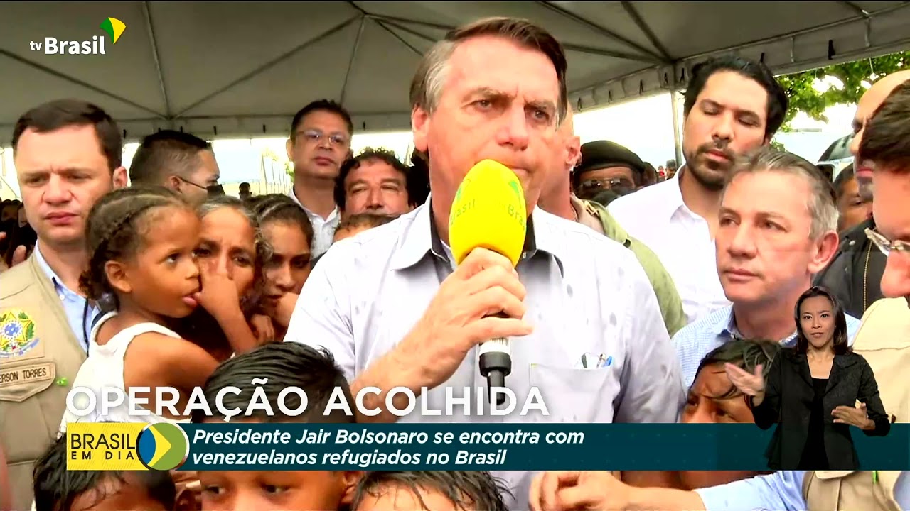 Presidente visita refugiados acolhidos no Brasil
