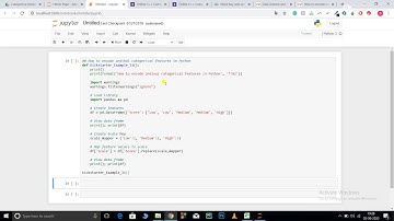 Encoding the Ordinal categorical features in Python