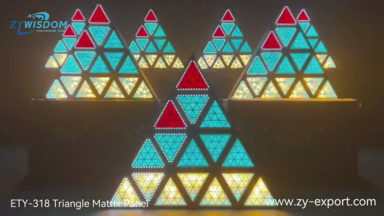Unique stage effect lights ETY-318 Triangle Matrix Panel.