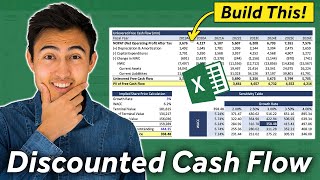 build a full discounted cash flow model for a real company