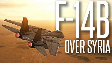 F-14B TOMCAT COMBAT OVER SYRIA - DCS 2.7 Update (1440p, Ultra Graphics Gameplay)